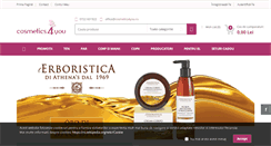 Desktop Screenshot of cosmetics4you.ro